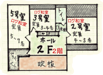 パインハウス平面図２階